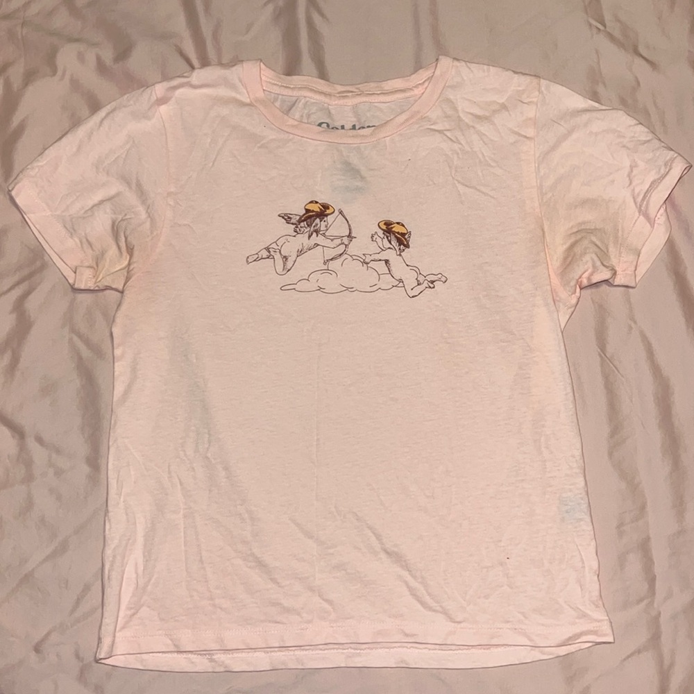 Pacsun angel cowboy baby tee